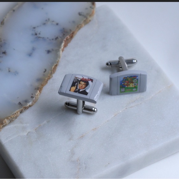 N64 Cartridge Cufflinks | Inspired by Nintendo | Choose ANY Two Games - Picture 3 of 5